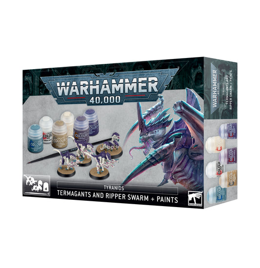 Warhammer 40,000 Tyranids Termagants och Ripper Swarm + Färger