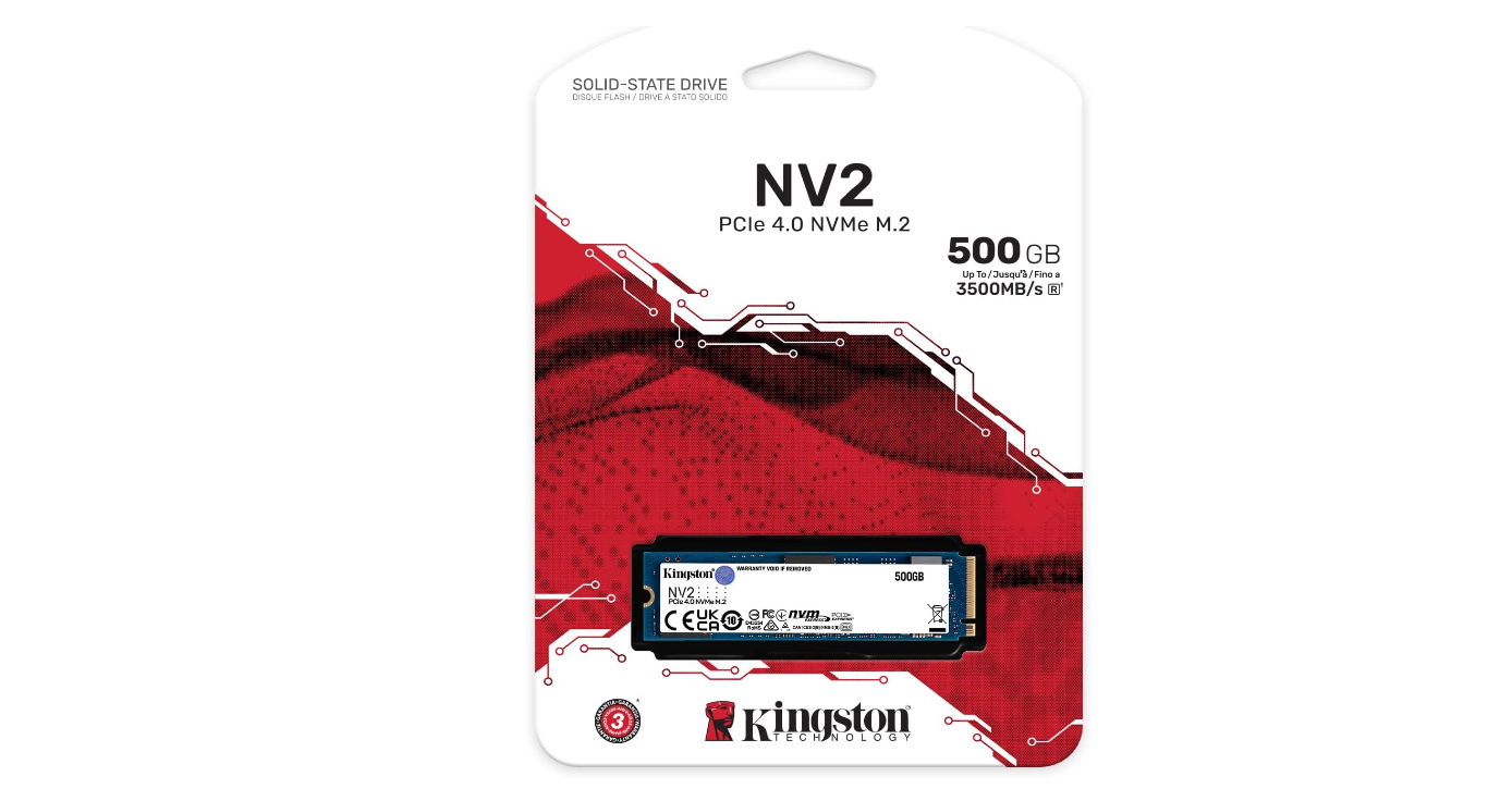 Kingston NV2 NVMe SSD 500GB