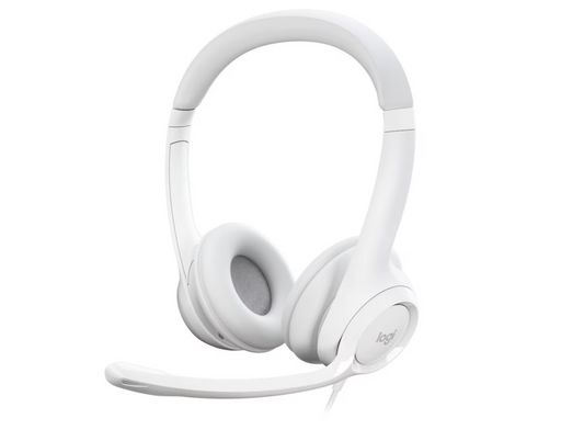 Logitech H390 USB PC headset (off-white)