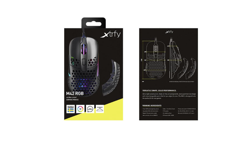 XTRFY M42 RGB BLACK