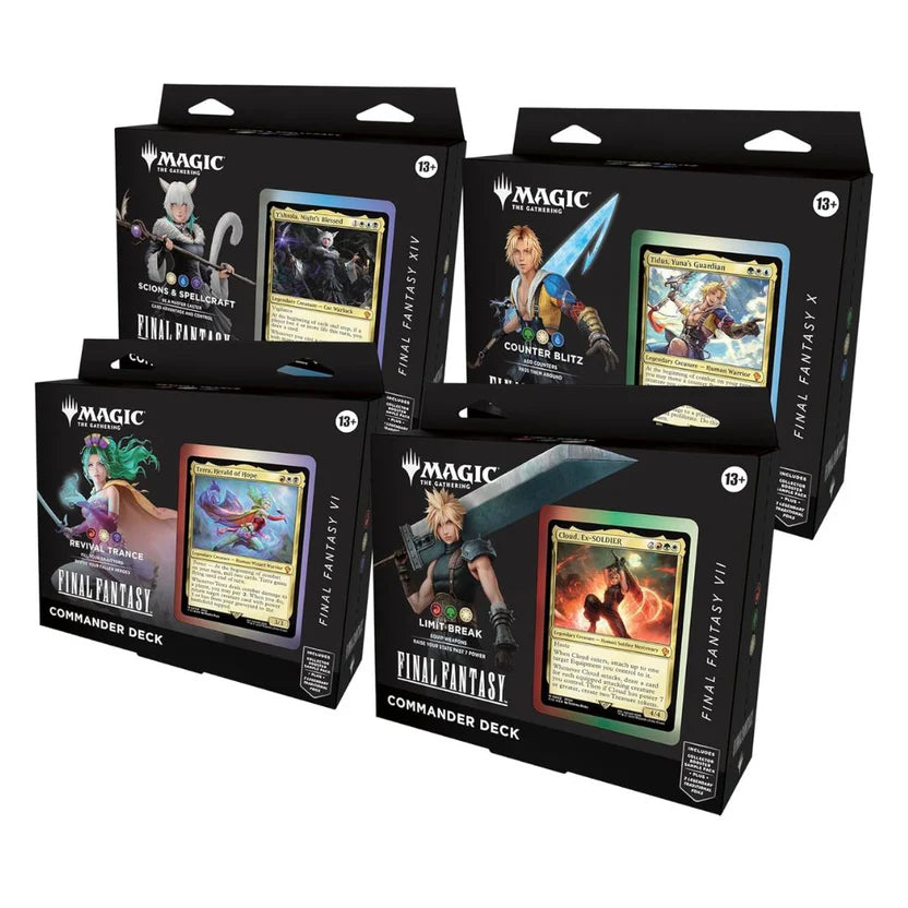 Universes Beyond: Final Fantasy Commander Deck Set (4)