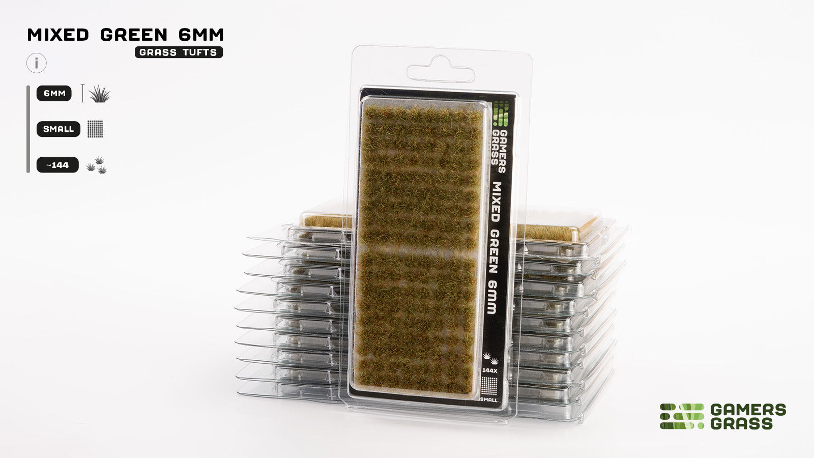 Mixed Green 6mm Small