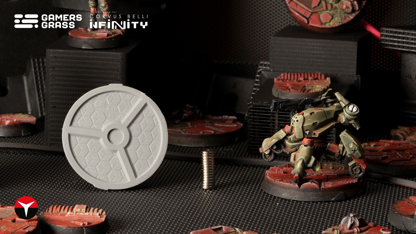 Nomad Crew Deck Round 40mm (x4)