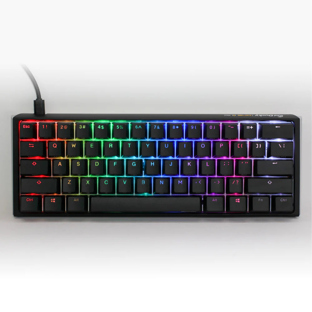 Ducky One 3 - Classic Black / White - ND - Gaming Tangentbord - Nordisk