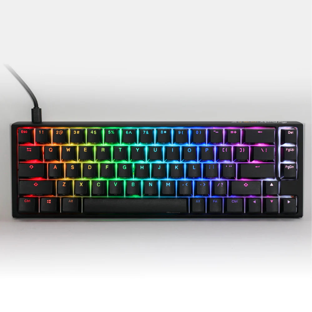 Ducky One 3 - Classic Black / White - ND - Gaming Tangentbord - Nordisk