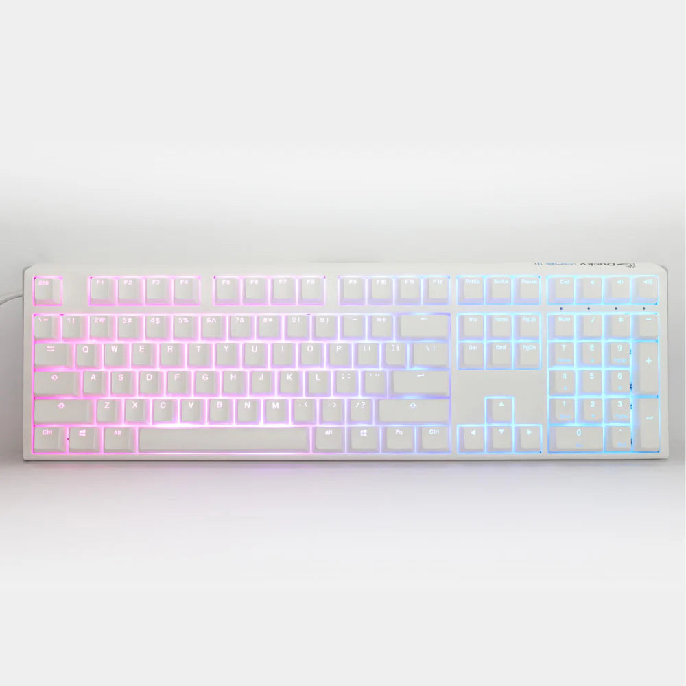 Ducky One 3 - Classic Black / White - ND - Gaming Tangentbord - Nordisk