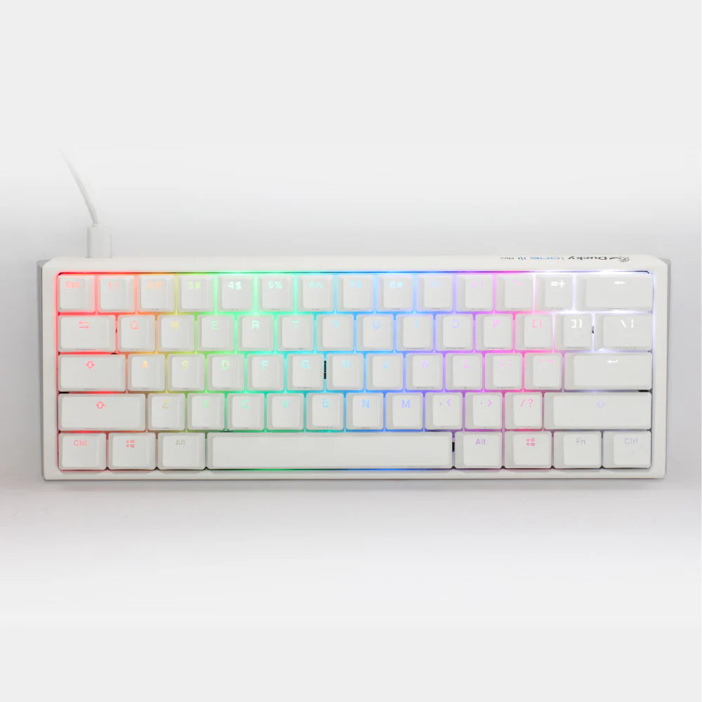Ducky One 3 - Classic Black / White - ND - Gaming Tangentbord - Nordisk