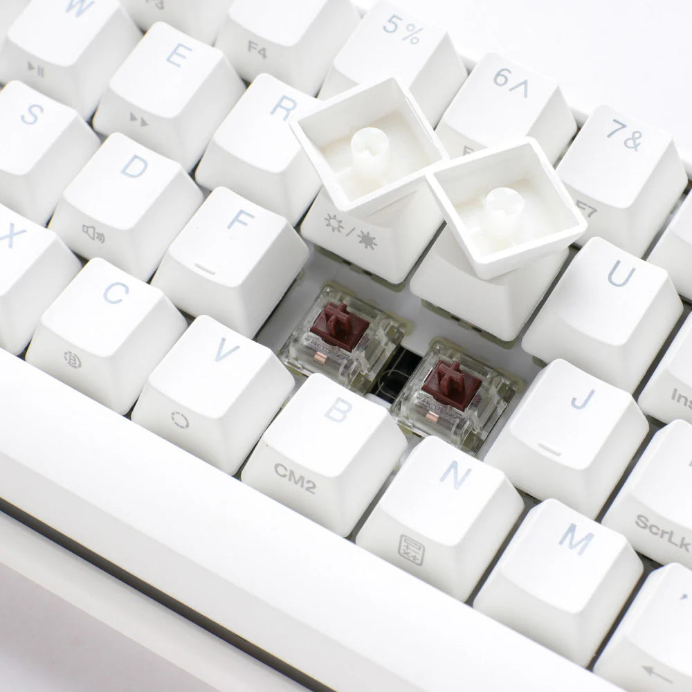 Ducky One 3 - Classic Black / White - ND - Gaming Tangentbord - Nordisk