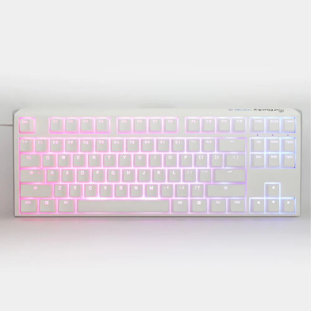 Ducky One 3 - Classic Black / White - ND - Gaming Tangentbord - Nordisk