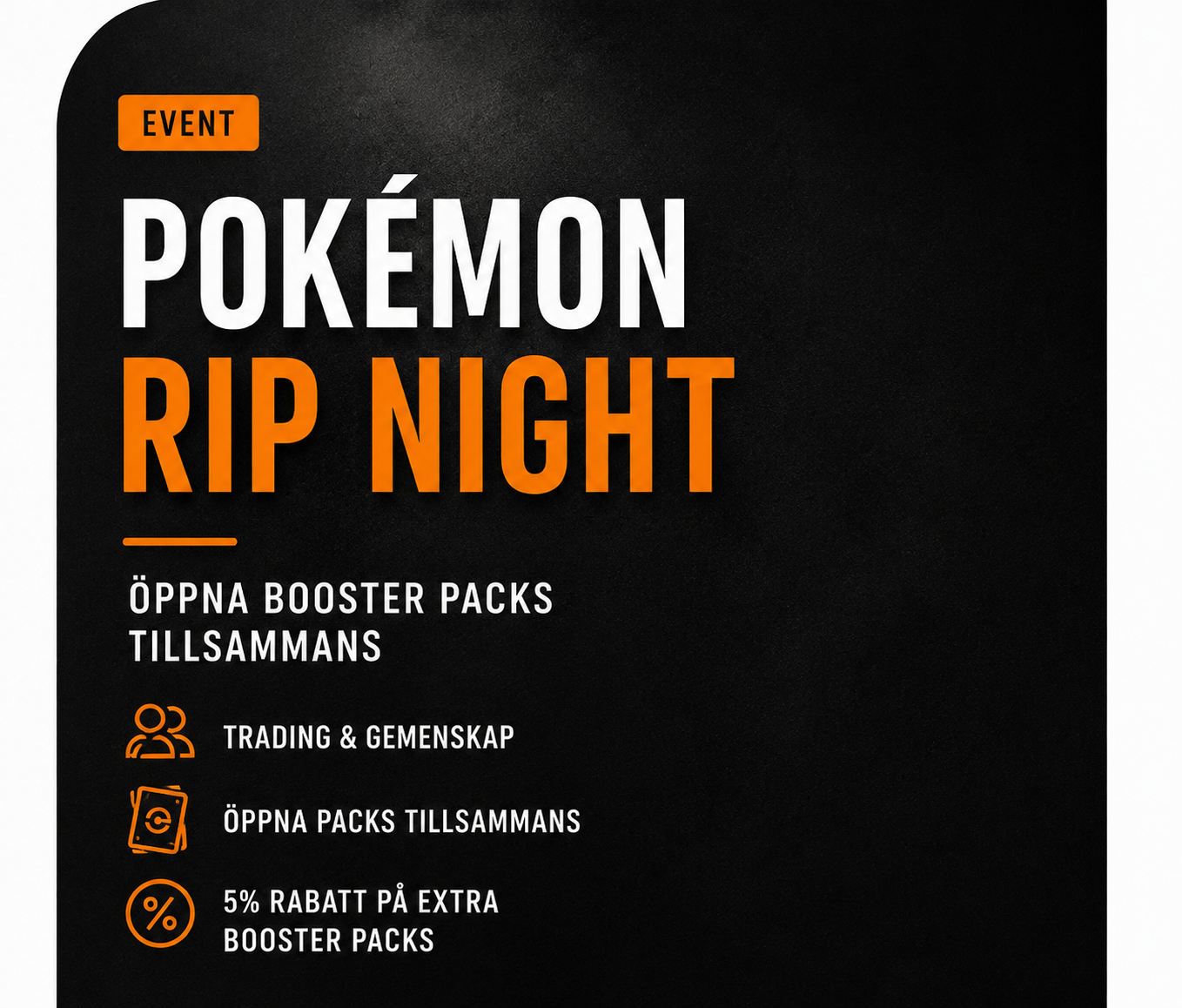 Pokémon Rip Night – Öppna Booster Packs Tillsammans