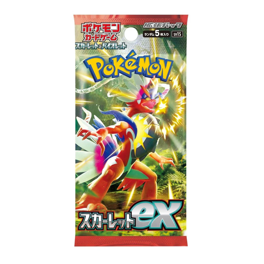 Pokemon Scarlet & Violet: Scarlet ex Booster Pack (Japansk)