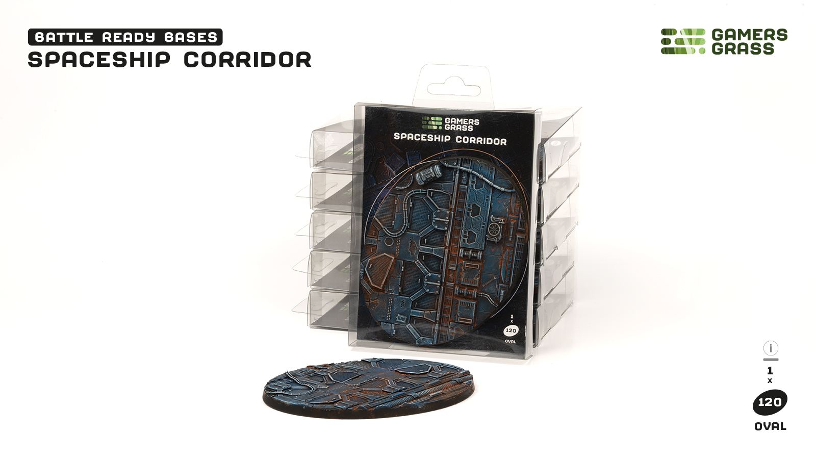 Spaceship Corridor Oval 120mm (x1)