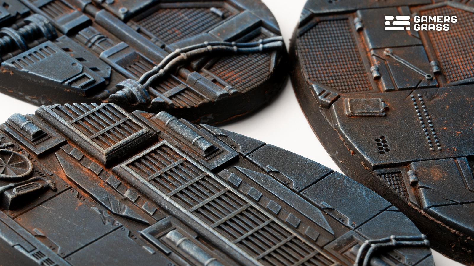 Spaceship Corridor Oval 75mm (x3)