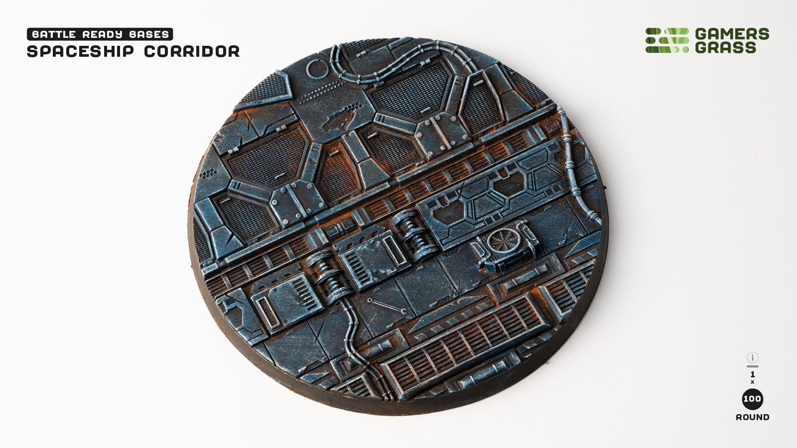Spaceship Corridor Round 100mm (x1)