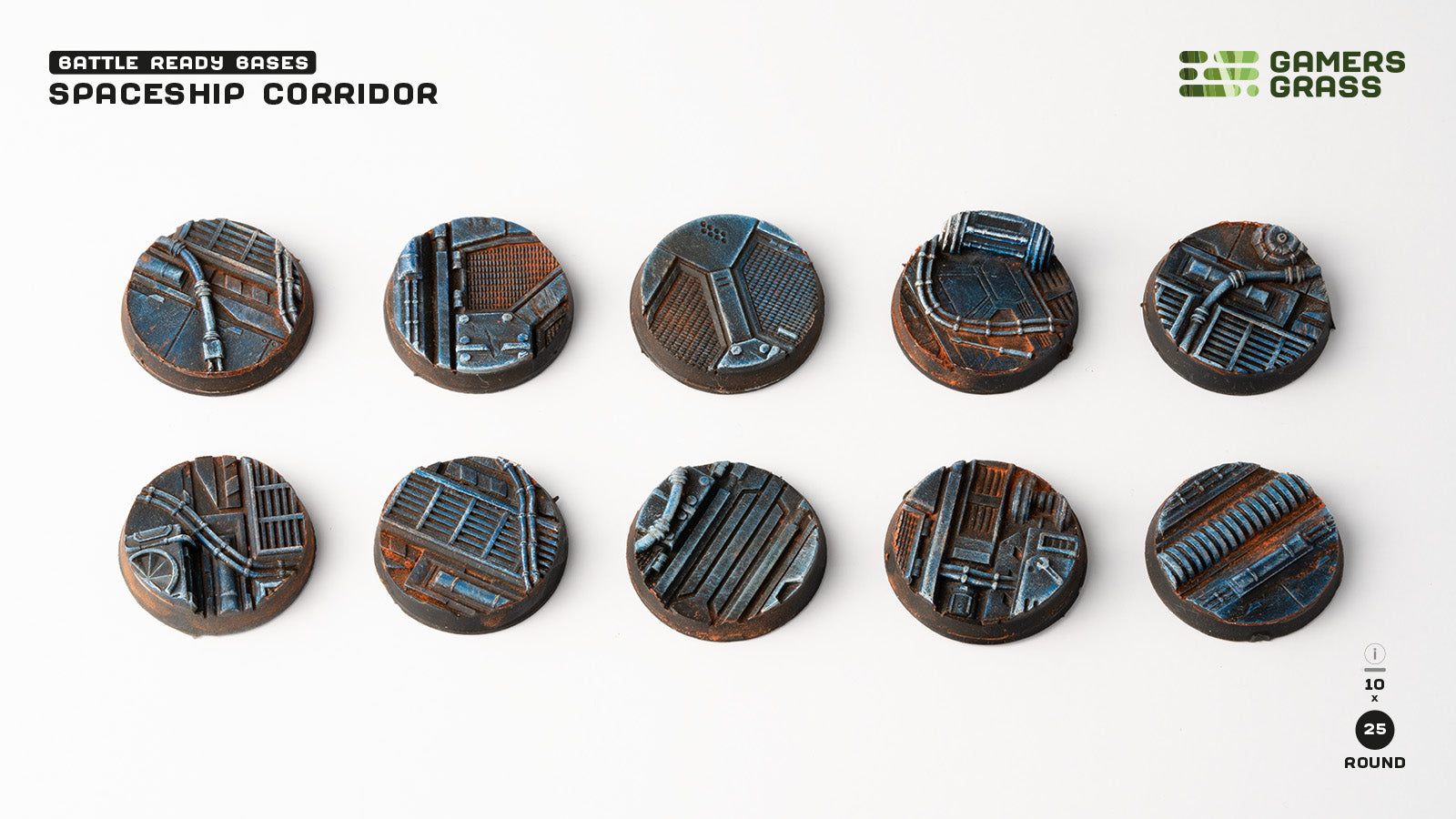 Spaceship Corridor Round 25mm (x10)
