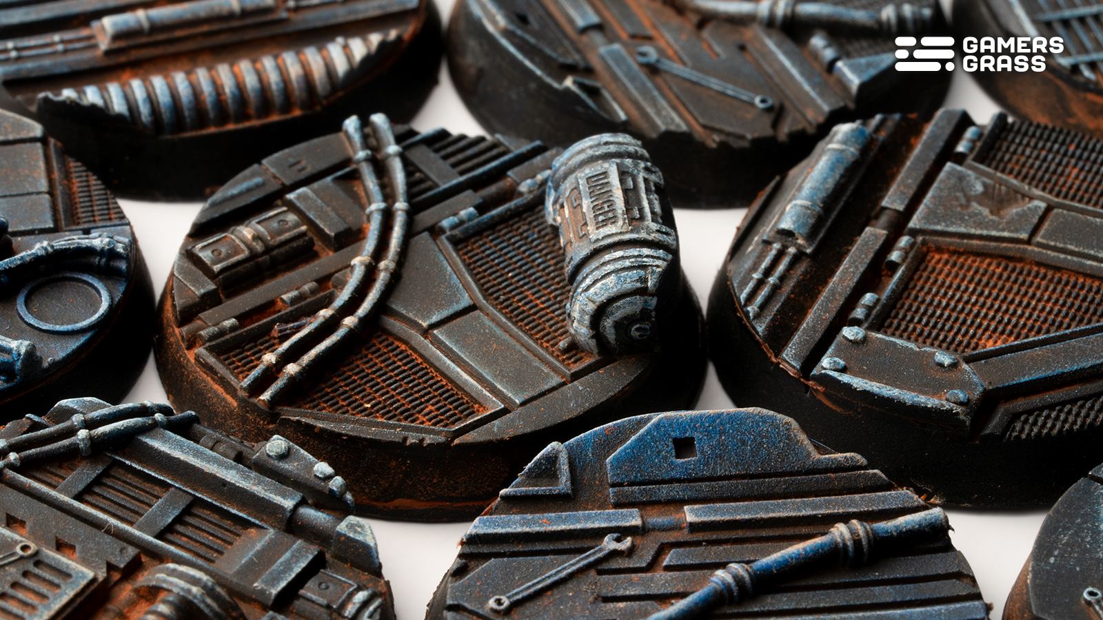 Spaceship Corridor Round 32mm (x8)