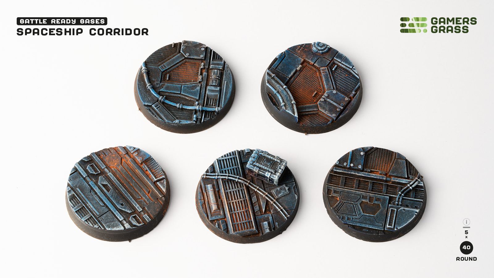 Spaceship Corridor Round 40mm (x5)