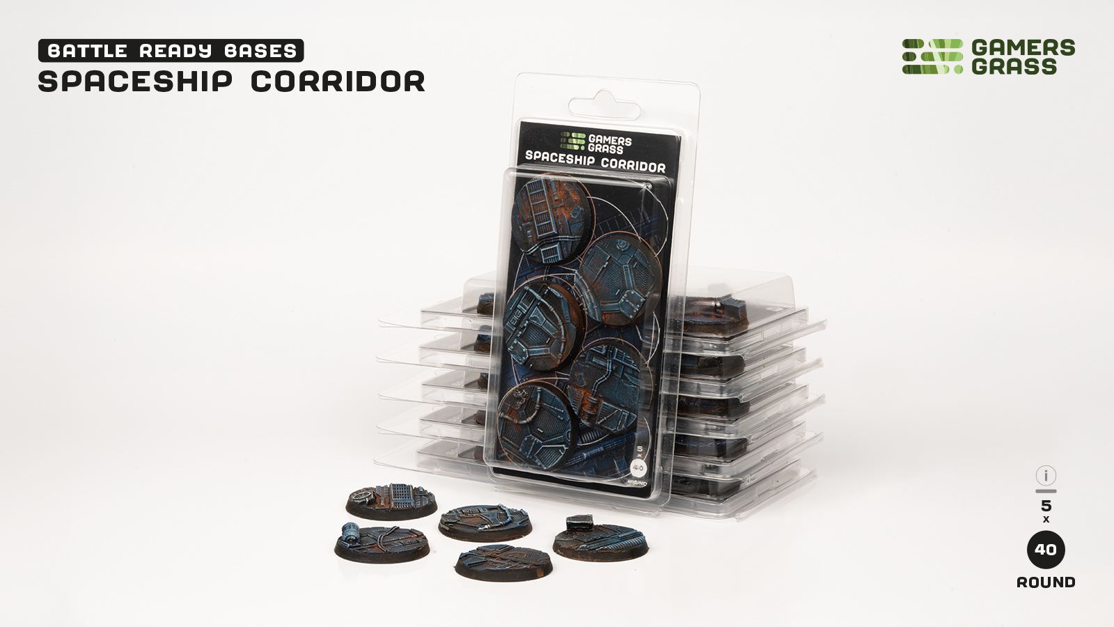 Spaceship Corridor Round 40mm (x5)