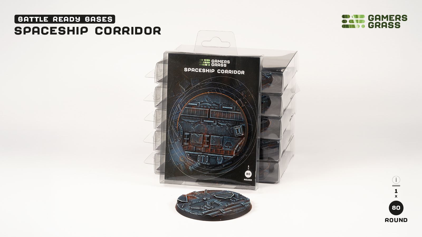 Spaceship Corridor Round 80mm (x1)