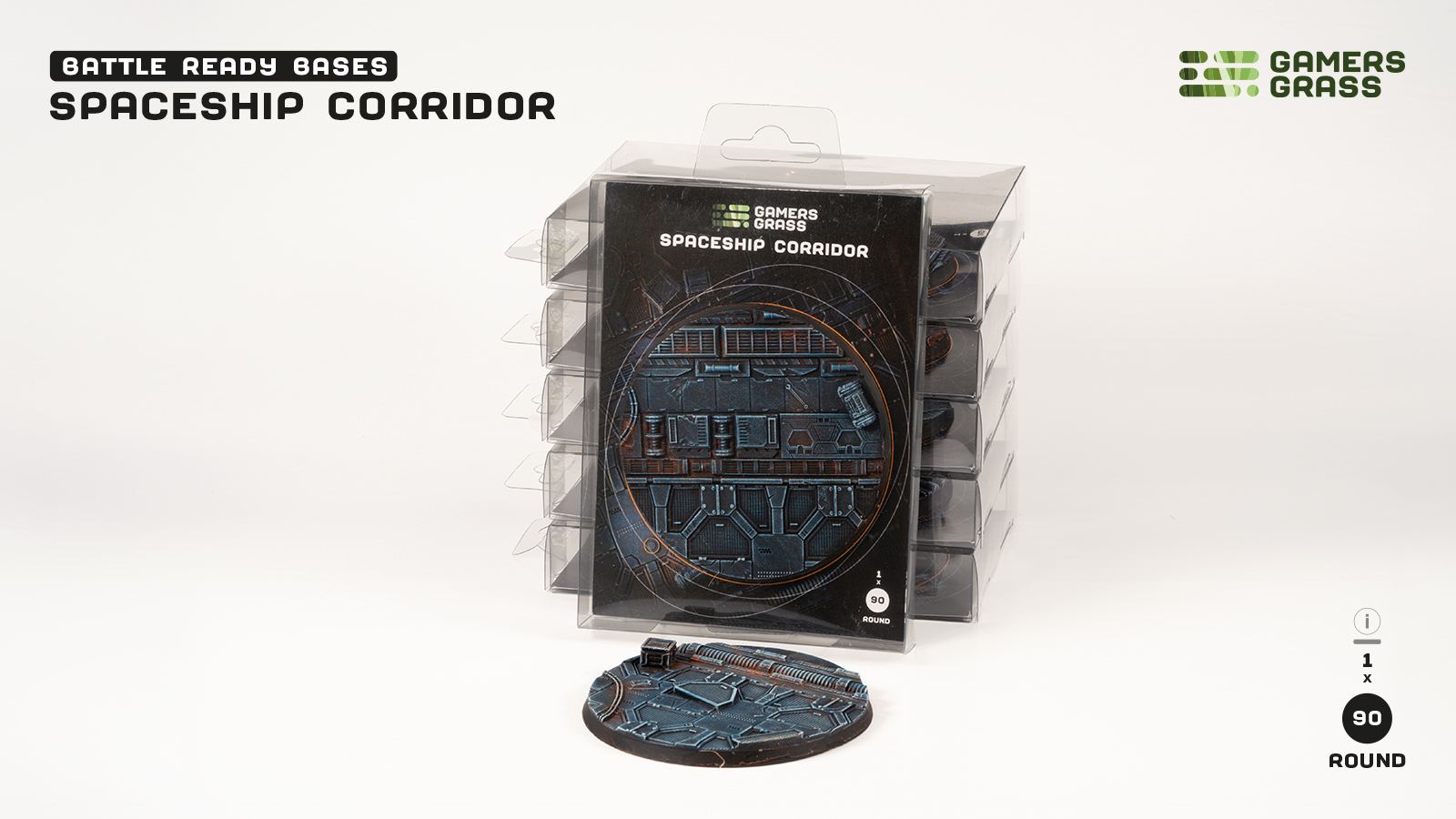 Spaceship Corridor Round 90mm (x1)