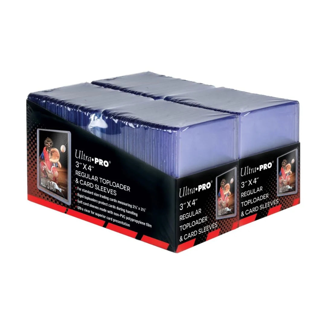 Ultra Pro: Regular Toploader 3x4 Clear & Soft Sleeves Bundle - 200st