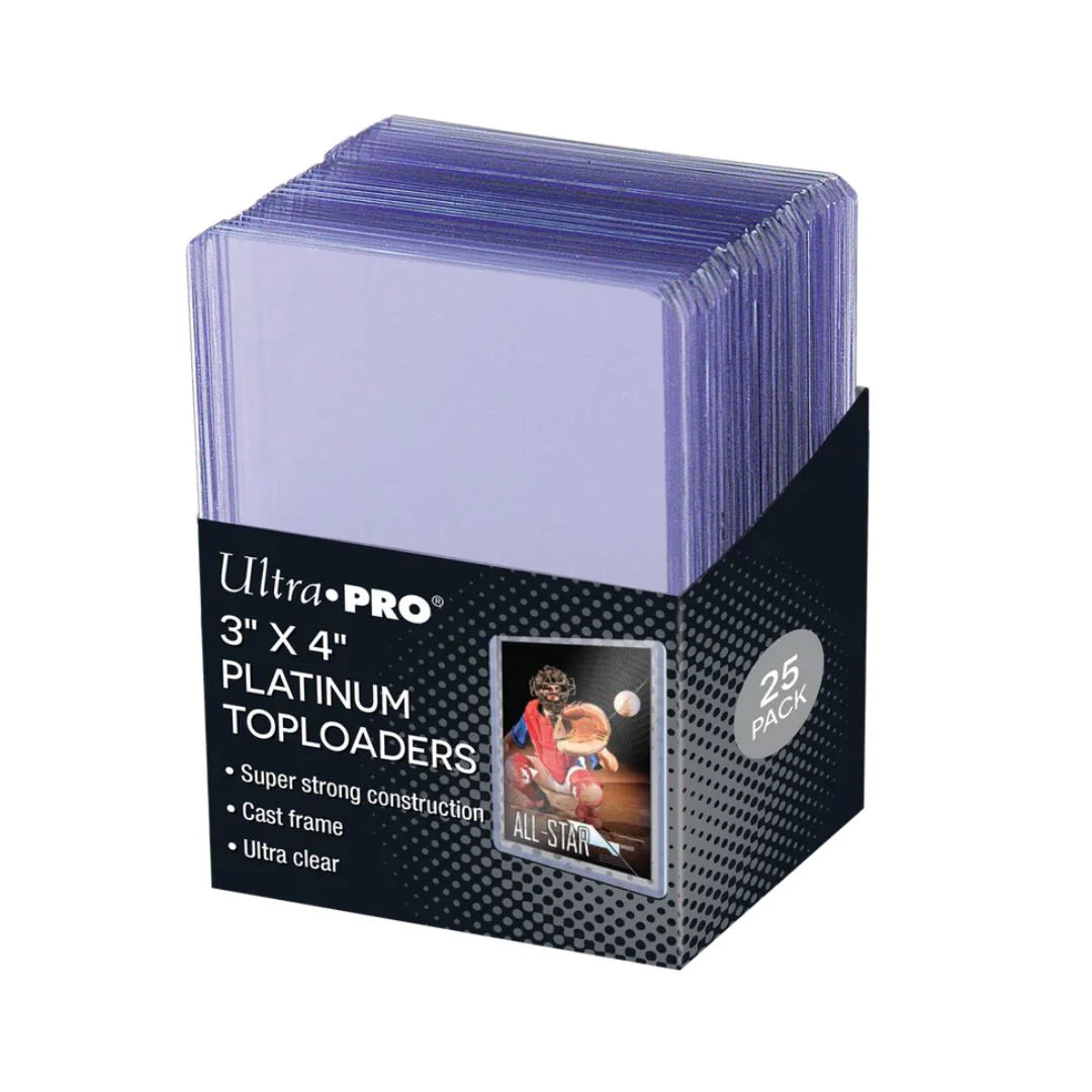 Ultra PRO: Platinum Toploader 3x4 Clear - 25st
