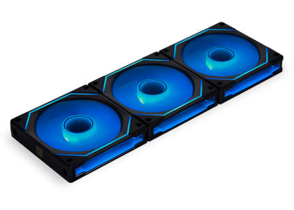 Lian Li UNI FAN SL INF PWM Sort 3-pak - 120 mm omvendt