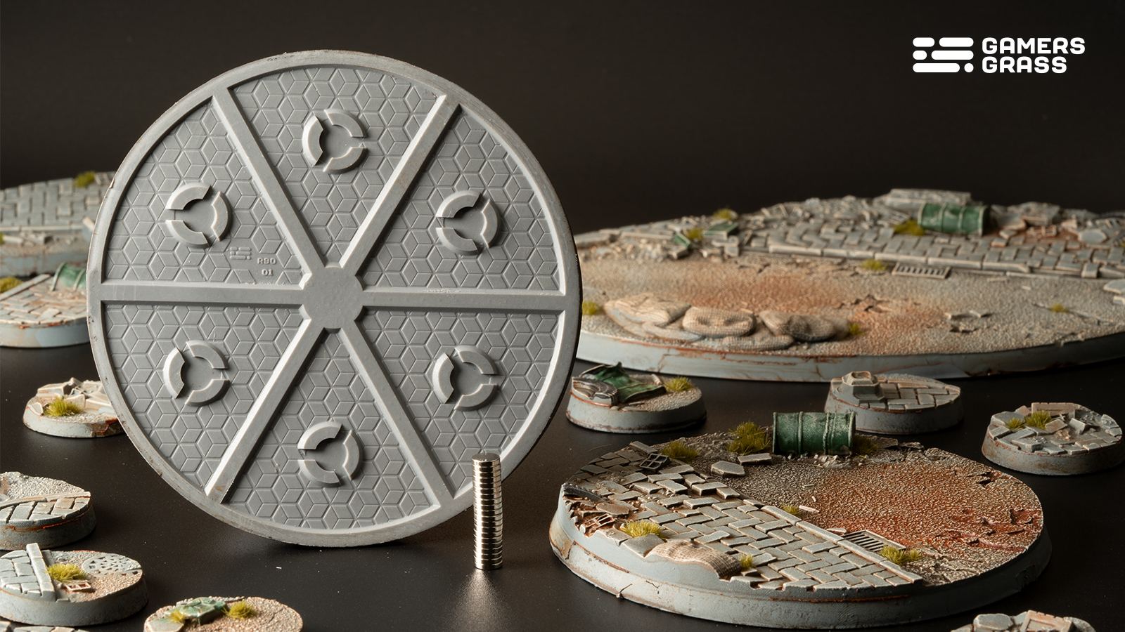 Urban Warfare Bases Round 90mm (x1)