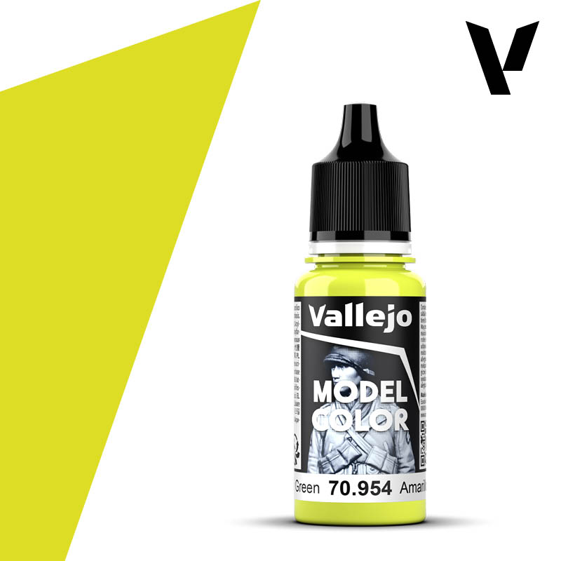 Vallejo Model Color: Yellow Green 18ml