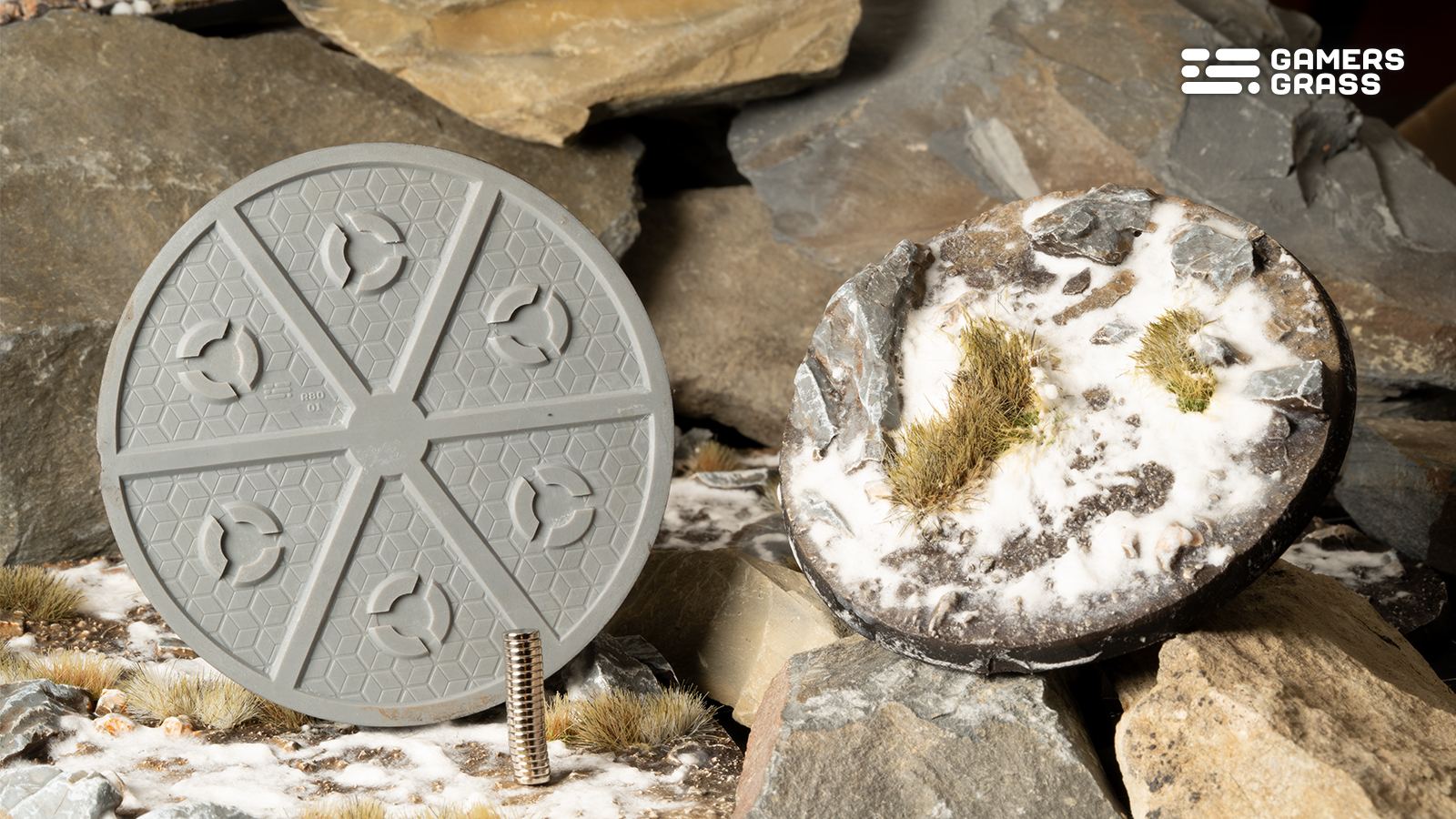 Winter Bases Round 80mm (x1)